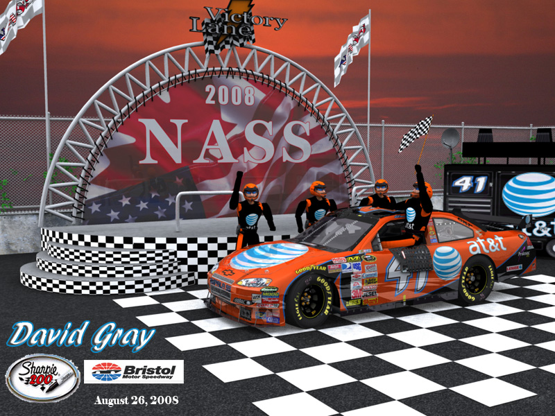 VICTORY LANE CELEBRATION