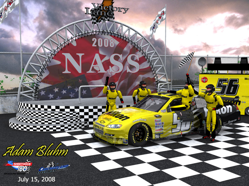 VICTORY LANE CELEBRATION