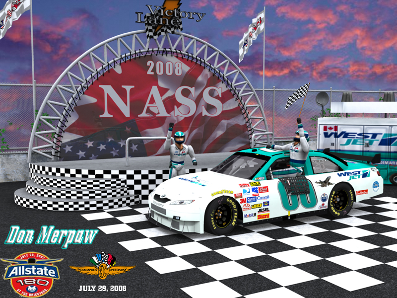 VICTORY LANE CELEBRATION